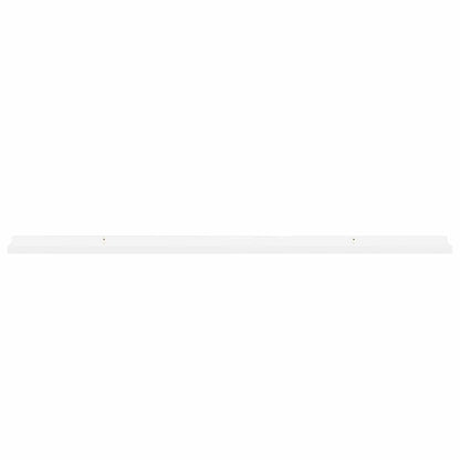 vidaXL Wall Shelves 4 pcs High Gloss White 115x9x3 cm
