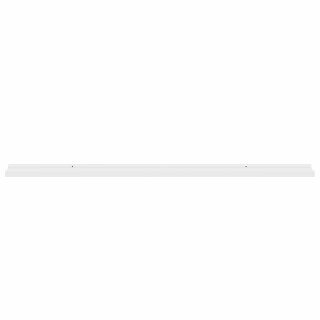 vidaXL Wall Shelves 2 pcs White 115x9x3 cm