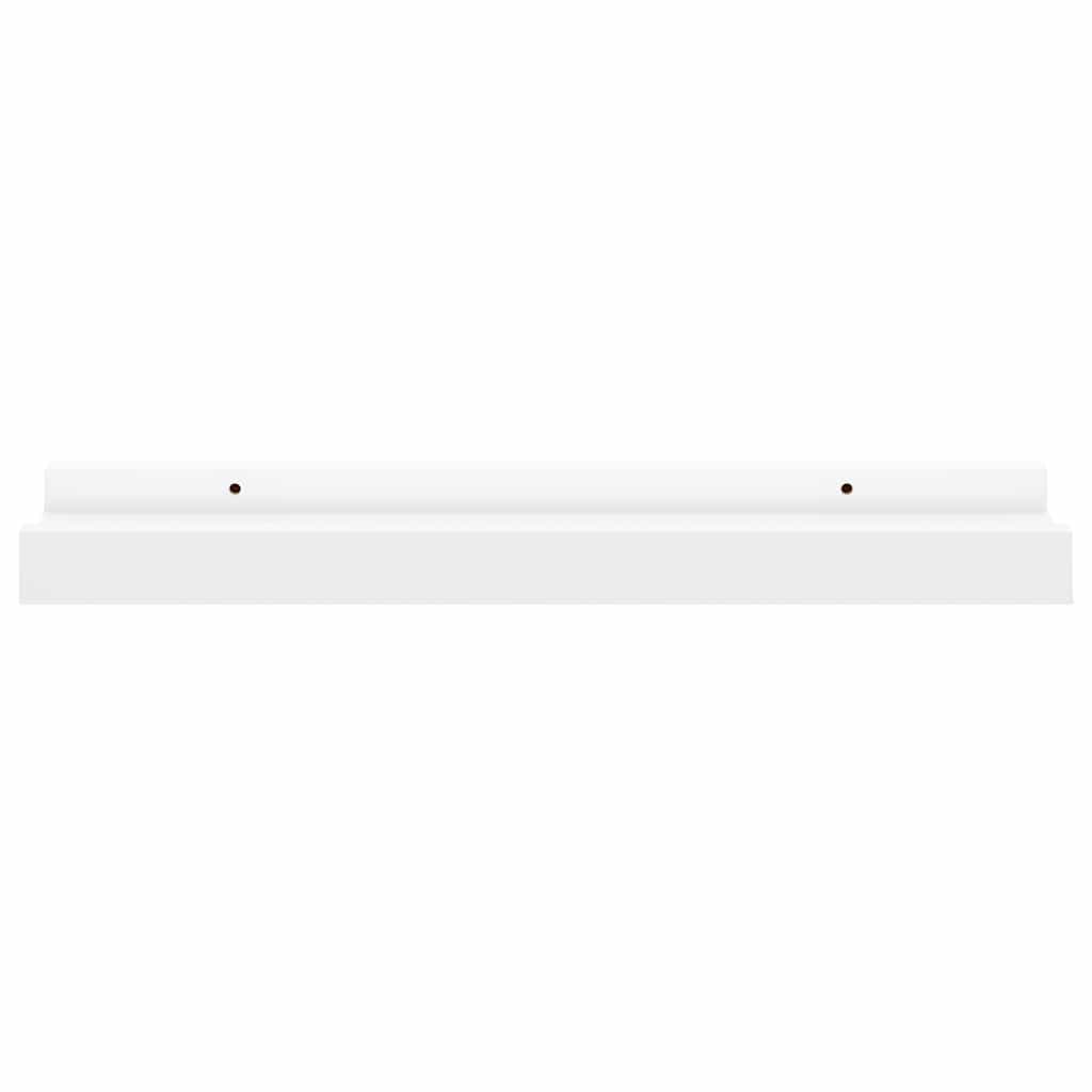 vidaXL Wall Shelves 4 pcs White 40x9x3 cm