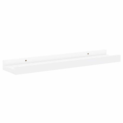 326660 vidaXL Wall Shelves 4 pcs White 40x9x3 cm