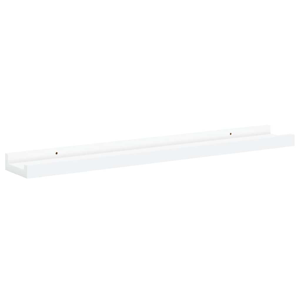 326661 vidaXL Wall Shelves 4 pcs White 60x9x3 cm