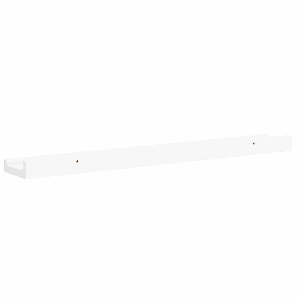 vidaXL Wall Shelves 4 pcs White 60x9x3 cm