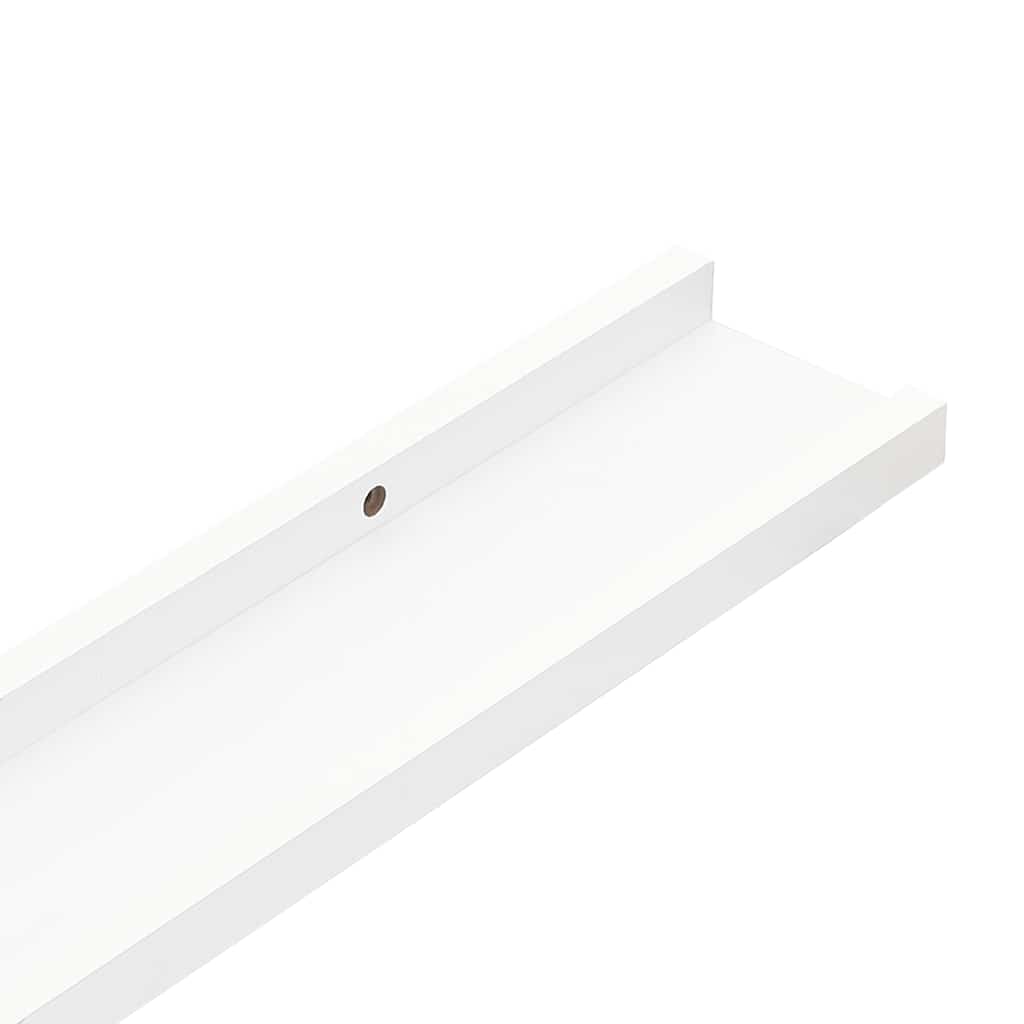 326661 vidaXL Wall Shelves 4 pcs White 60x9x3 cm