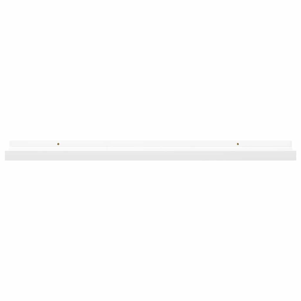 vidaXL Wall Shelves 4 pcs White 80x9x3 cm