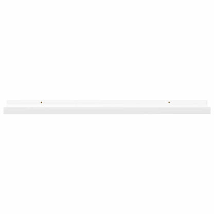 vidaXL Wall Shelves 4 pcs White 80x9x3 cm