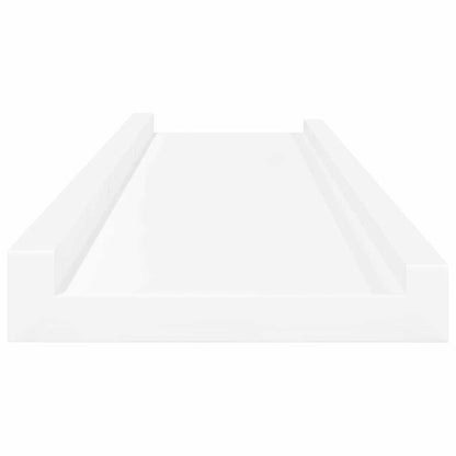 vidaXL Wall Shelves 4 pcs White 80x9x3 cm