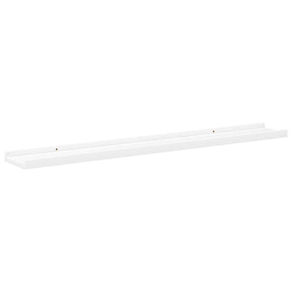 vidaXL Wall Shelves 4 pcs White 80x9x3 cm