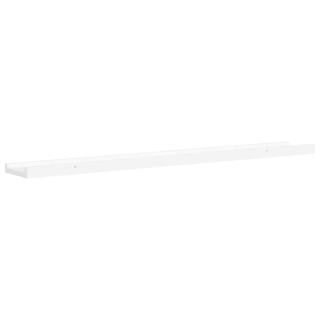 vidaXL Wall Shelves 4 pcs White 80x9x3 cm