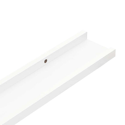 326662 vidaXL Wall Shelves 4 pcs White 80x9x3 cm