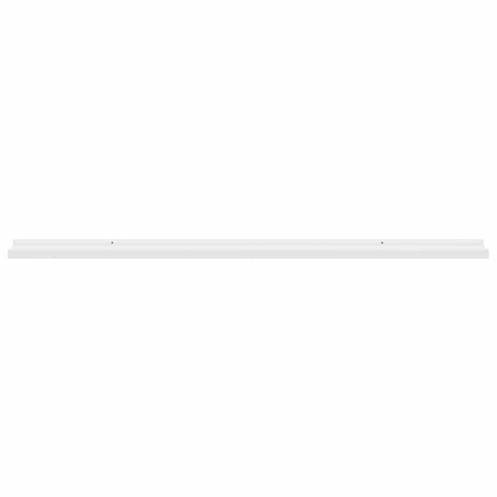 vidaXL Wall Shelves 4 pcs White 115x9x3 cm