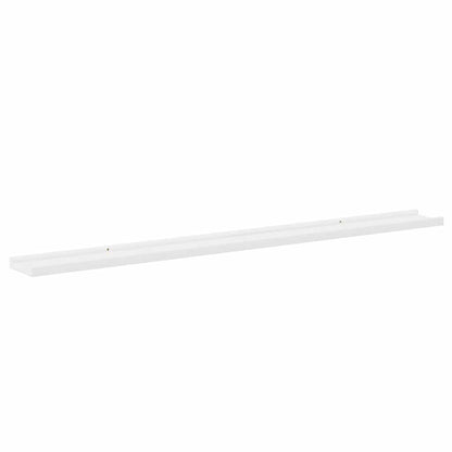 vidaXL Wall Shelves 4 pcs White 115x9x3 cm