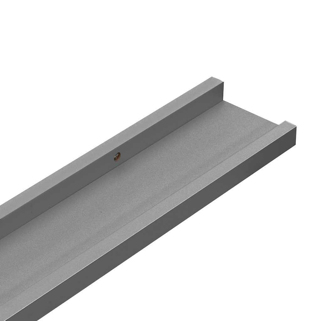 vidaXL Wall Shelves 4 pcs Grey 40x9x3 cm