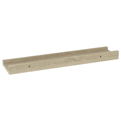 vidaXL Wall Shelves 2 pcs Sonoma Oak 40x9x3 cm