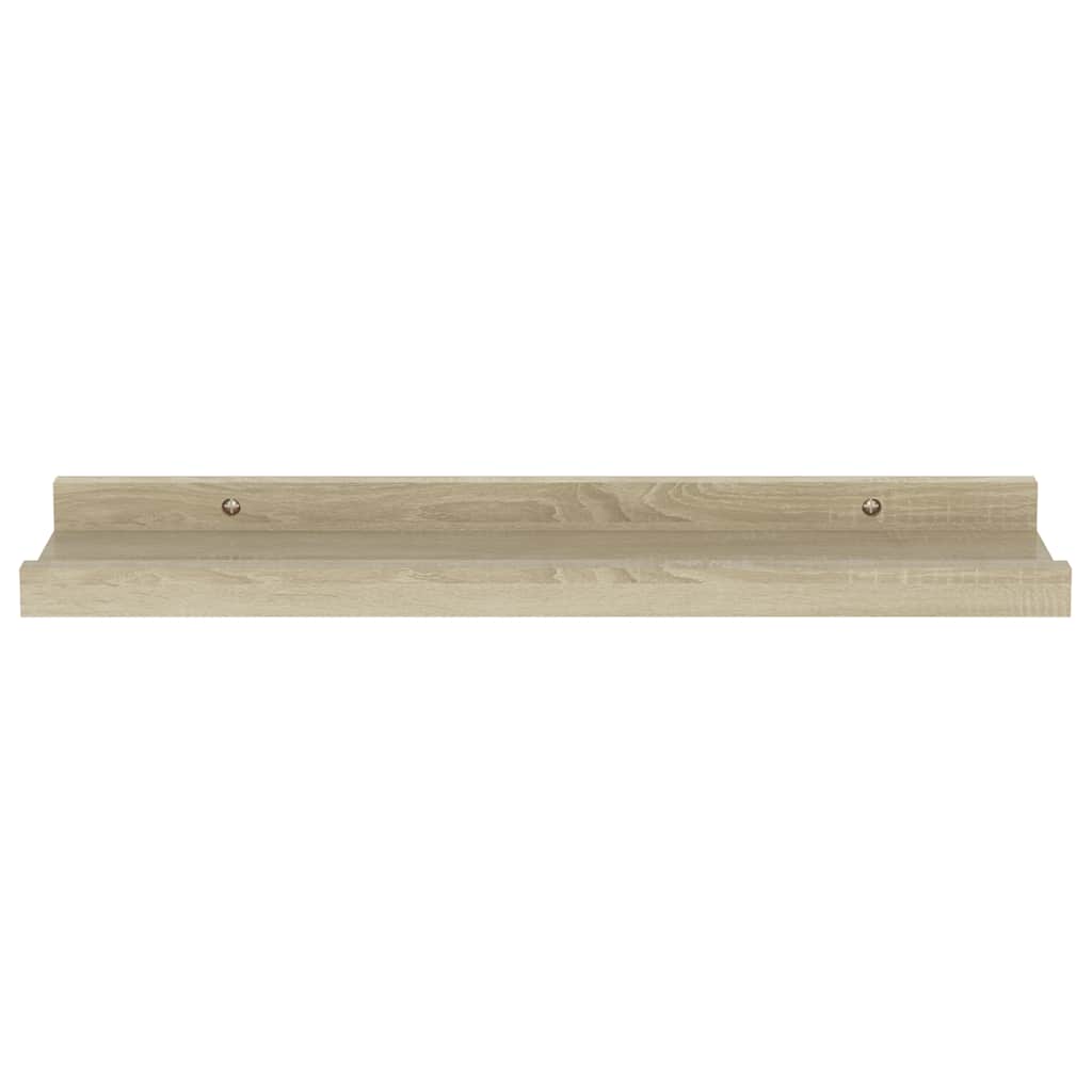 vidaXL Wall Shelves 4 pcs Sonoma Oak 40x9x3 cm