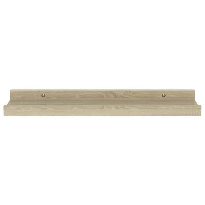 vidaXL Wall Shelves 4 pcs Sonoma Oak 40x9x3 cm