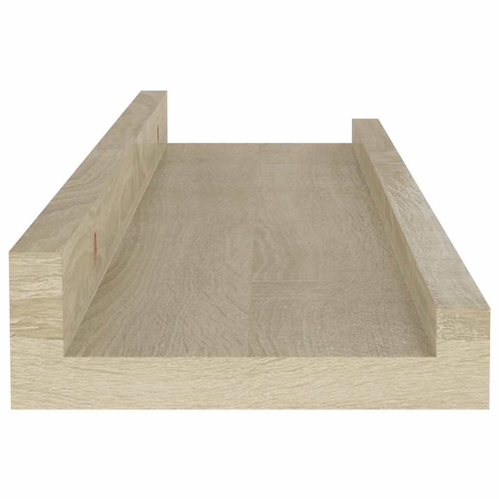 vidaXL Wall Shelves 4 pcs Sonoma Oak 40x9x3 cm