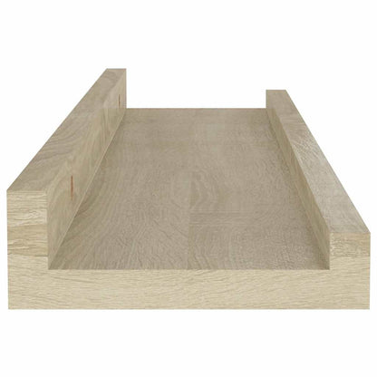 vidaXL Wall Shelves 4 pcs Sonoma Oak 40x9x3 cm