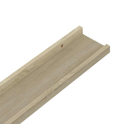 vidaXL Wall Shelves 4 pcs Sonoma Oak 40x9x3 cm