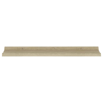 vidaXL Wall Shelves 4 pcs Sonoma Oak 80x9x3 cm
