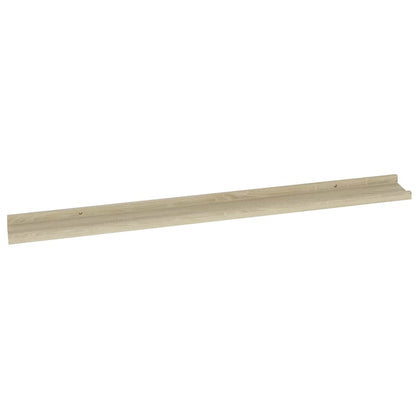 vidaXL Wall Shelves 4 pcs Sonoma Oak 100x9x3 cm