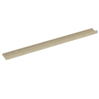 vidaXL Wall Shelves 4 pcs Sonoma Oak 100x9x3 cm