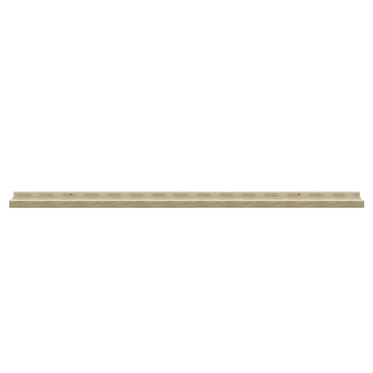 vidaXL Wall Shelves 2 pcs White and Sonoma Oak 100x9x3 cm