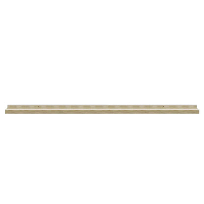 vidaXL Wall Shelves 4 pcs White and Sonoma Oak 100x9x3 cm