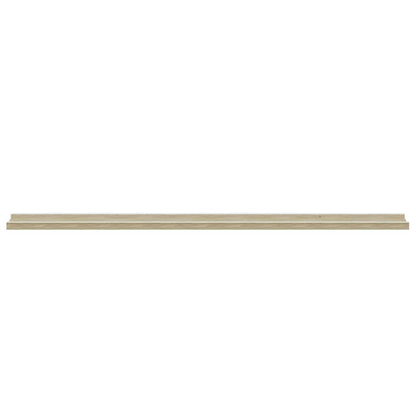 vidaXL Wall Shelves 4 pcs White and Sonoma Oak 115x9x3 cm