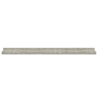 vidaXL Wall Shelves 2 pcs Concrete Grey 80x9x3 cm