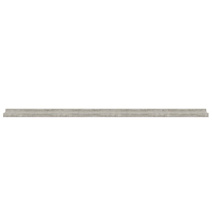 vidaXL Wall Shelves 2 pcs Concrete Grey 115x9x3 cm