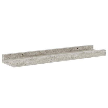 vidaXL Wall Shelves 4 pcs Concrete Grey 40x9x3 cm