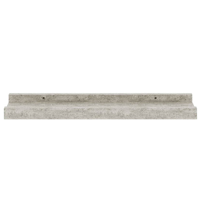 vidaXL Wall Shelves 4 pcs Concrete Grey 40x9x3 cm