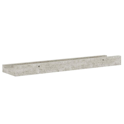 vidaXL Wall Shelves 4 pcs Concrete Grey 40x9x3 cm