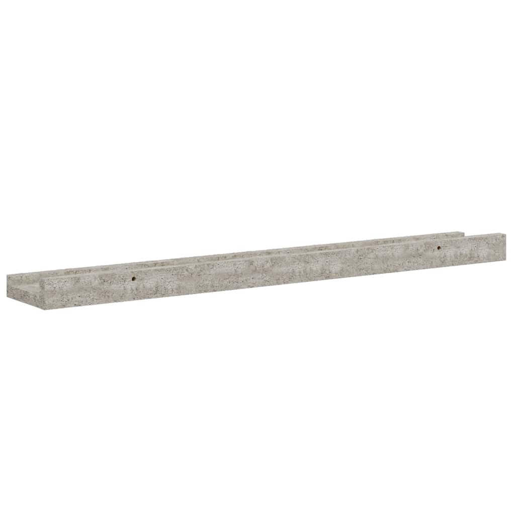 vidaXL Wall Shelves 4 pcs Concrete Grey 60x9x3 cm