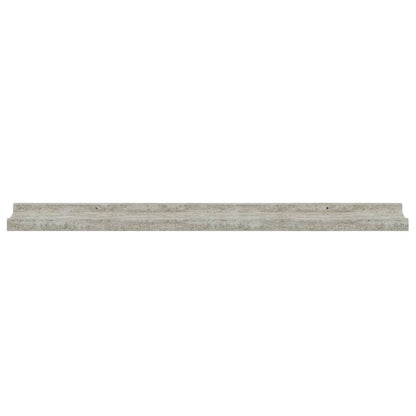 vidaXL Wall Shelves 4 pcs Concrete Grey 80x9x3 cm