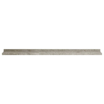 vidaXL Wall Shelves 4 pcs Concrete Grey 100x9x3 cm