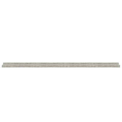 vidaXL Wall Shelves 4 pcs Concrete Grey 115x9x3 cm