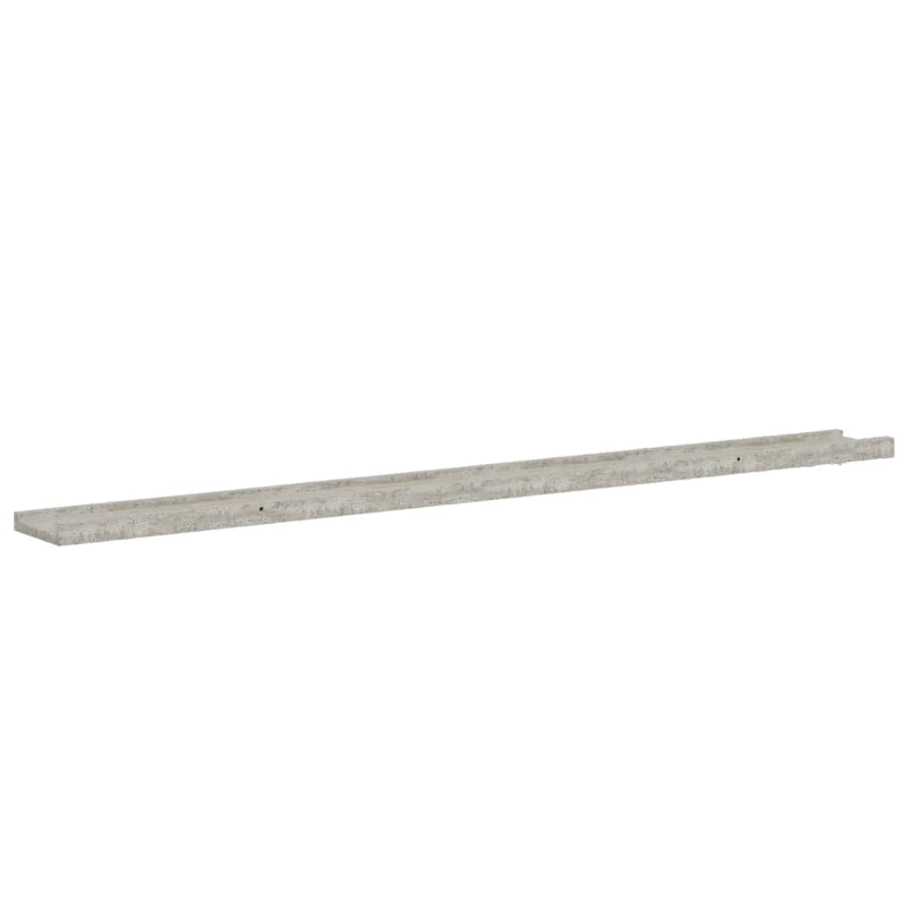 vidaXL Wall Shelves 4 pcs Concrete Grey 115x9x3 cm