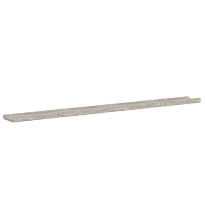 vidaXL Wall Shelves 4 pcs Concrete Grey 115x9x3 cm
