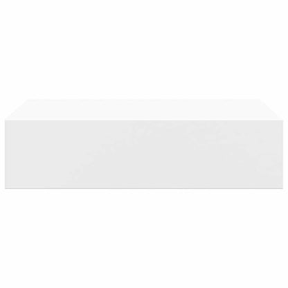 vidaXL Wall-mounted Drawer Shelf White 40x23.5x10 cm MDF