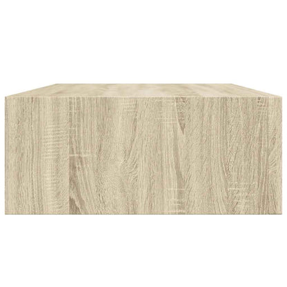 vidaXL Wall-mounted Drawer Shelves 2 pcs Oak 40x23.5x10cm MDF