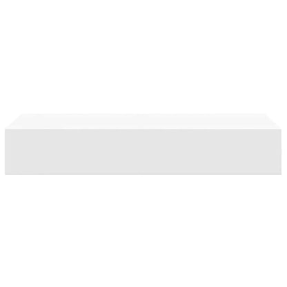 vidaXL Wall-mounted Drawer Shelves 2 pcs White 60x23.5x10cm MDF