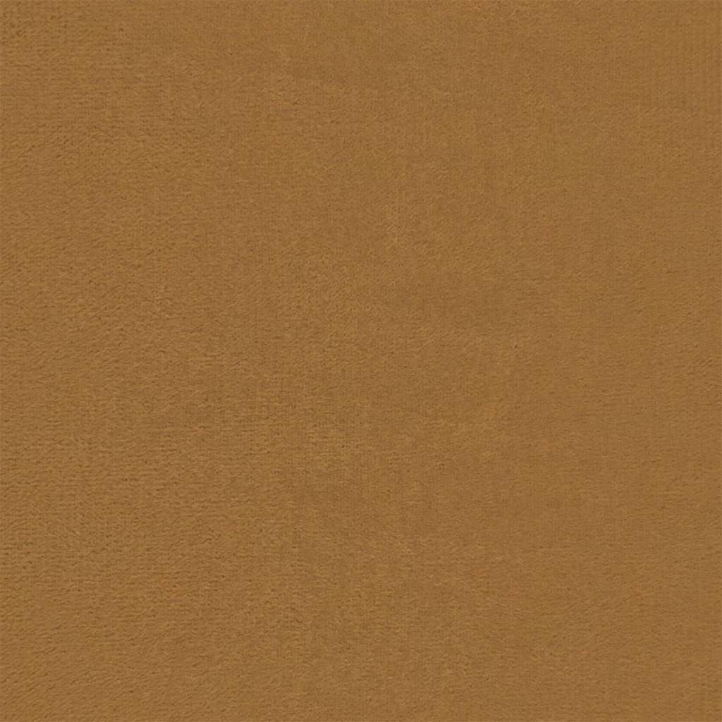 vidaXL Relaxing Chair Brown Velvet