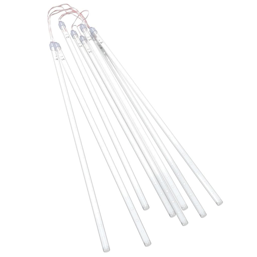 vidaXL Meteor Lights 8 pcs 50 cm Blue 288 LEDs Indoor Outdoor