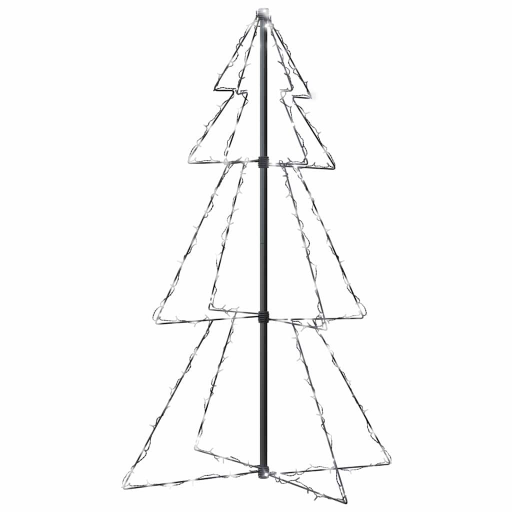 vidaXL Christmas Cone Tree 160 LEDs Indoor and Outdoor 78x120 cm