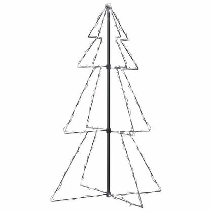 vidaXL Christmas Cone Tree 160 LEDs Indoor and Outdoor 78x120 cm