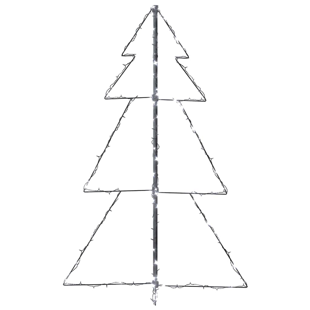 vidaXL Christmas Cone Tree 160 LEDs Indoor and Outdoor 78x120 cm