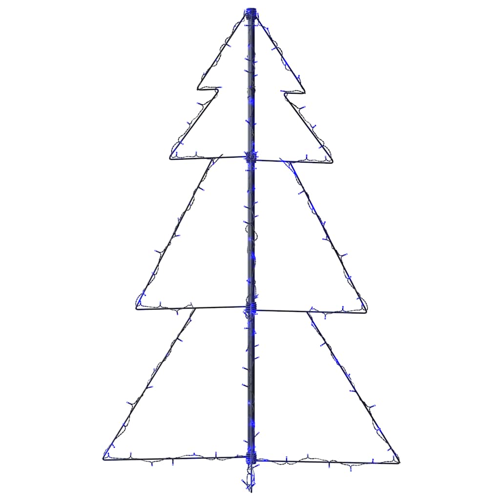 vidaXL Christmas Cone Tree 160 LEDs Indoor and Outdoor 78x120 cm
