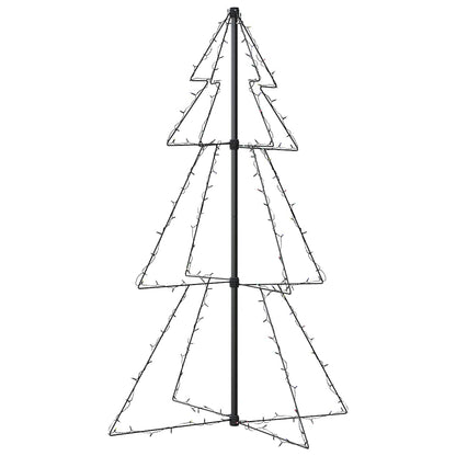 vidaXL Christmas Cone Tree 160 LEDs Indoor and Outdoor 78x120 cm