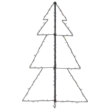 vidaXL Christmas Cone Tree 160 LEDs Indoor and Outdoor 78x120 cm